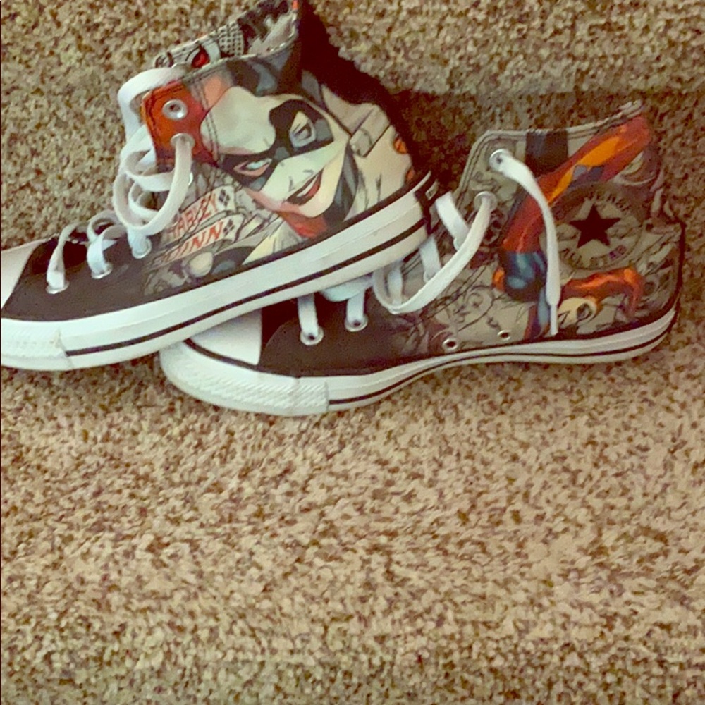 Harley Quinn Hightop Chuck Taylors